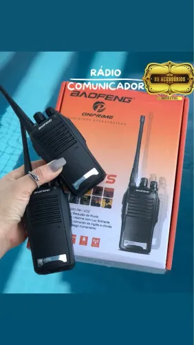 Kit 2 Rádio comunicador 
