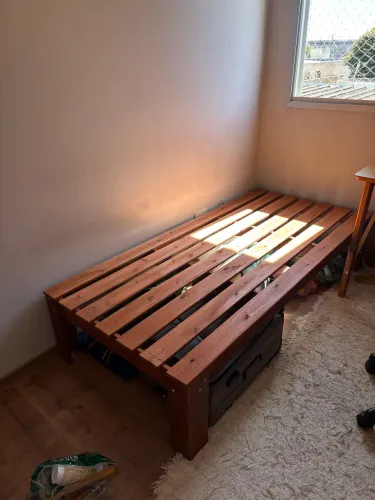 Cama Solteiro Turca Madeira 
