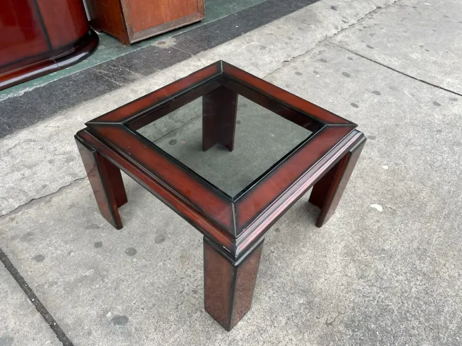 Mesa de Centro Quadrada em Mogno 