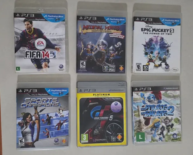 20 jogos PS3 350,00
