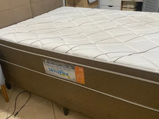 Cama Box Casal Umaflex (Molas Ensacadas) - Motivo Mudança!