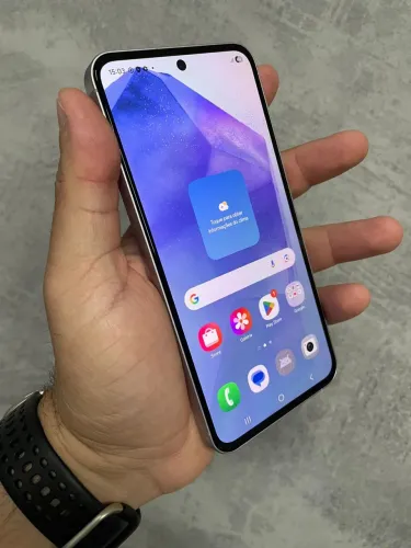 Galaxy A55 5G 8/256gb Semi Novo Completo Troco ou 10x cartao