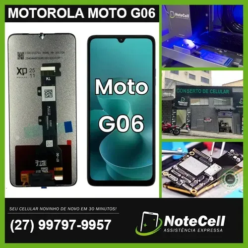Tela / Display para Moto G06 - Instalação em 30 Minutos!!!
