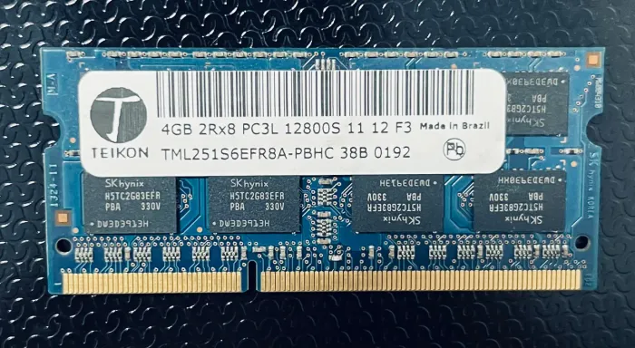 Memória Notebook 4g DDR3 1600 MHz