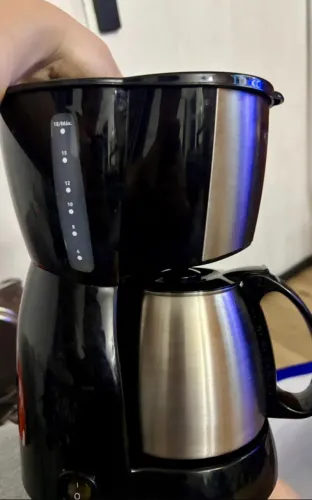 CAFETEIRA BRITÂNIA BCF19B 18 XÍCARAS INOX - SEMINOVA