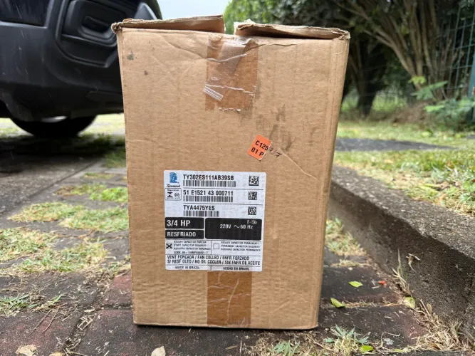 Compressor Tecumseh 3/4 HP R134a 220V - TYA4475YES (Novo na Caixa)