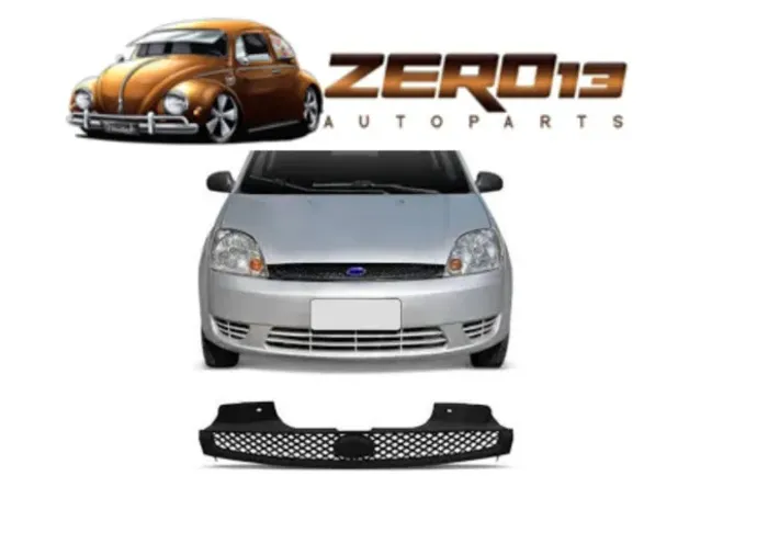 Grade do Radiador Ford Fiesta Preta - Automotive Imports ZN3232017
