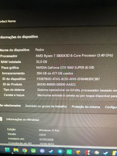 RYZEN 7 5800X3D TROCO POR IPHONE 17 PRO