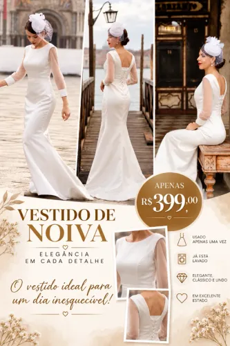 Lindo Vestido de Noiva