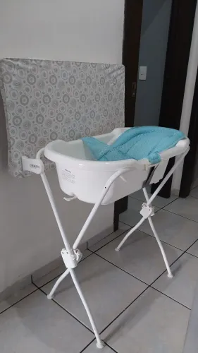 Banheira com trocador