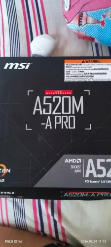 Placa mãe MSI A520m