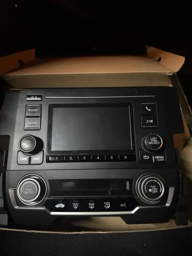 Multimídia rádio e display de ar-condicionado Civic G10 2017 2018 A 2021