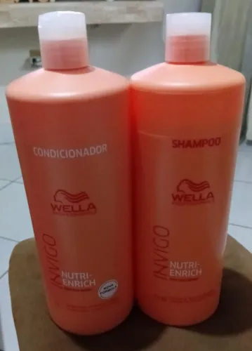 Kit shampoo e condicionador wella 