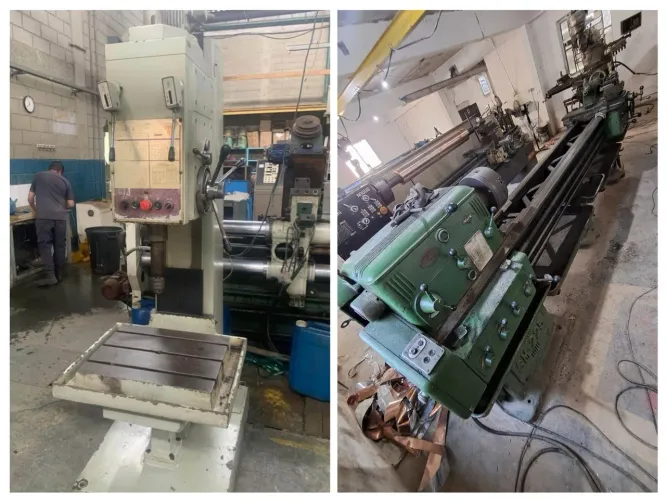 Torno Mecanico PrealpineSM-225 e Furadeira de Coluna 
