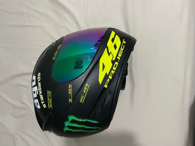 Capacete AGV Original K1 VR46 / Monster - Viseira Iridium
