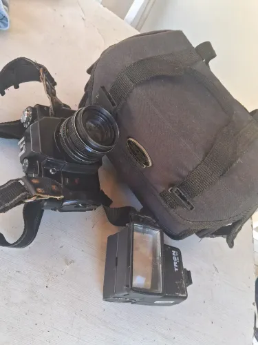 Máquina fotográfica analógica