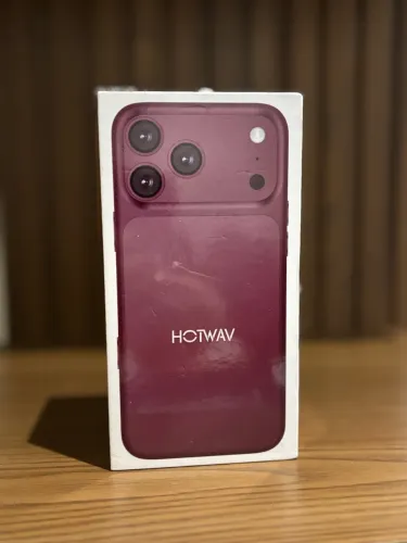 Celular Hotwav A18 Pro Max 128GB 4GB RAM NFC 4G Bordô