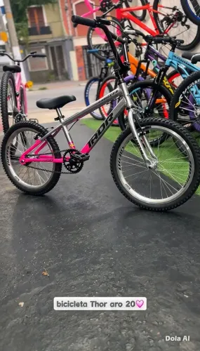 BIKE INFANTIL CINZA THOR