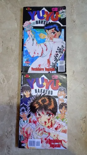 Mangás Yu Yu Hakusho 21 e 25