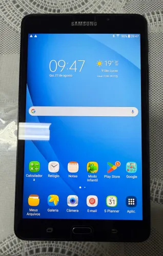 Tablet Samsung Galaxy Tab A + Case Original + Cartão 16GB