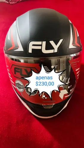 Capacete fly novo