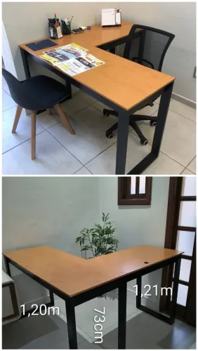 Mesa de escritório em MDF