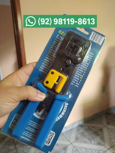 Alicate de Crimpar conector rj45 Novo - cartão e Pix