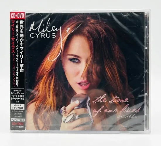 cd+dvd miley cyrus - the time of our lives deluxe (importado - japão)
