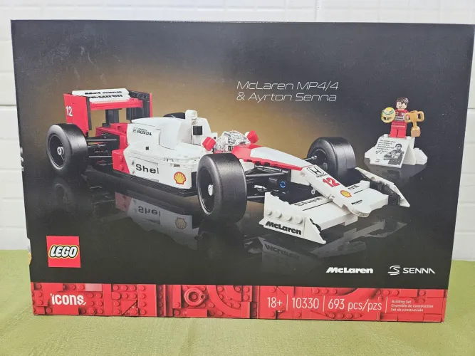 Lego Set Ícons 10330 McLaren MP4/4 Ayrton Senna 693 peças Original