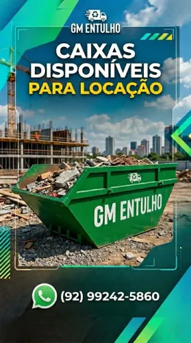 Caixa para Entulho 