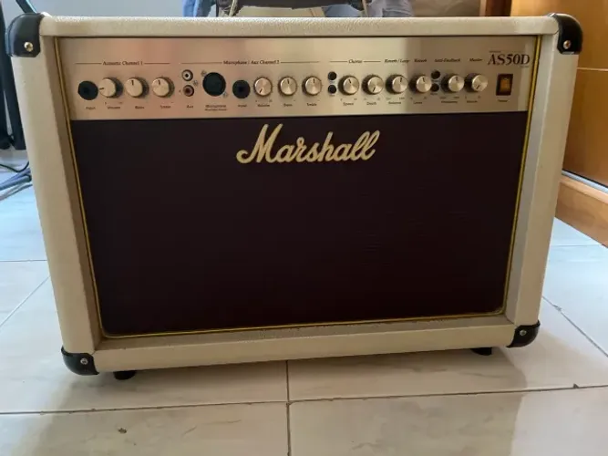 Caixa Amplificada Cubo Marshall AS50D Zerada Oportunidade
