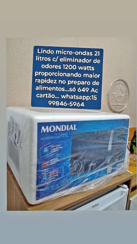 Micro-ondas novo na caixa 21 litros