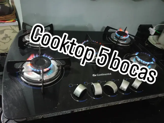 Cooktop 5 bocas continental