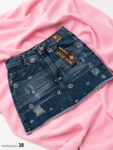 Saia jeans tamanho 38