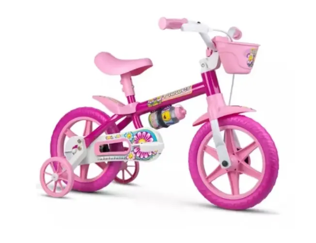 Vendo bicicleta infantil aro 12 rosa