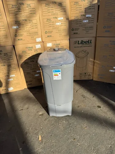 Tanquinho de Lavar Roupas 14KG PRATA Libell Eletrodoméstico 