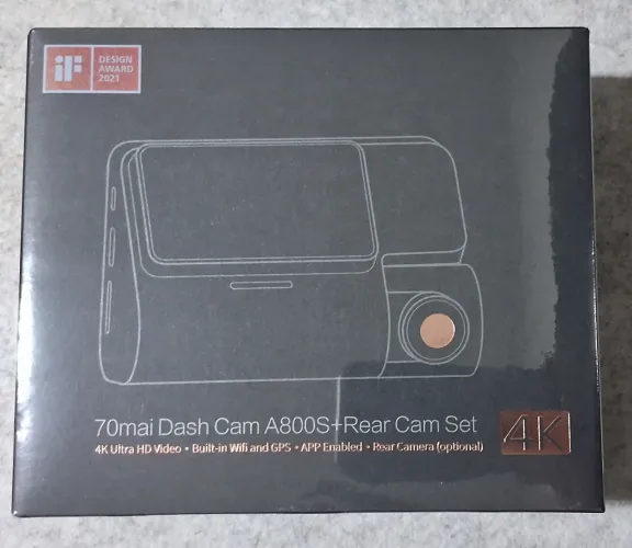 Câmera Veicular Xiaomi 70Mai A800S Novo, Lacrado