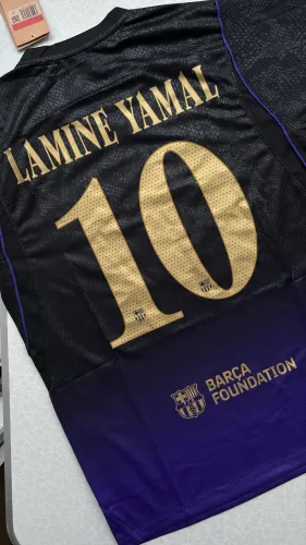 Camisa Barcelona Preta Lamine Yamal 2026/27