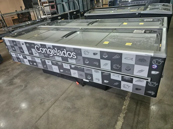 ilha de congelados 3 metros 1163 litros a pronta entrega - nova