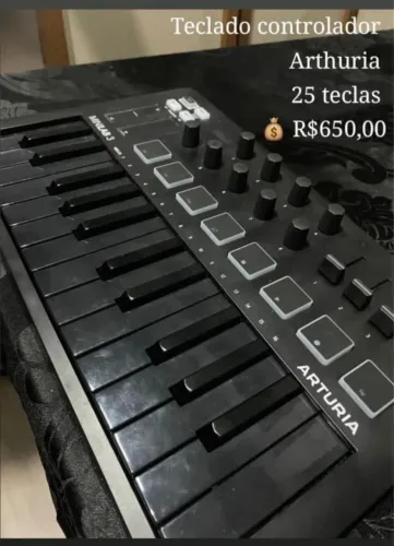 Teclado controlador arthuria 25 teclas