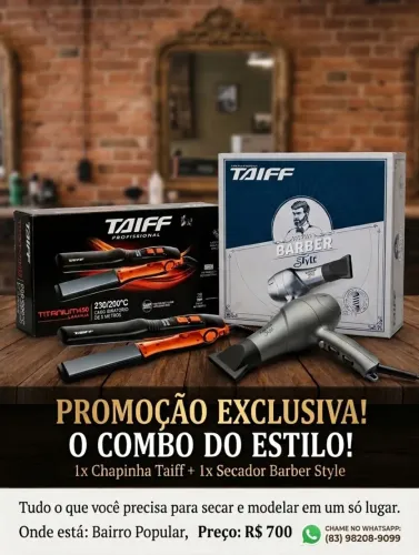 Chapinha e secador Taiff