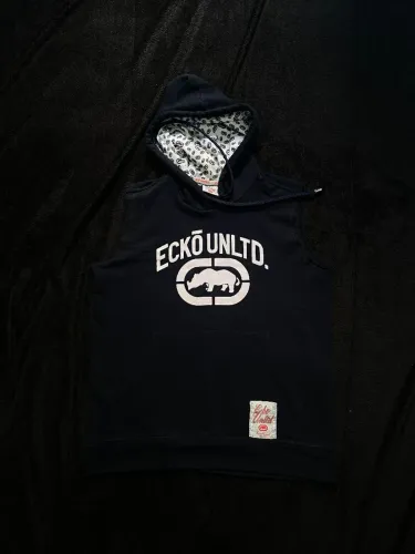 Colete / Moletom Sem Mangas Ecko Unltd. Original - AZUL ESCURO UNISSEX  TAMANHO P/M