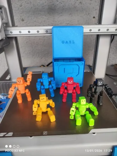 Robozinhos em 3D articulados infantil