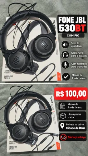 Fone de ouvido JBL 530 BT 