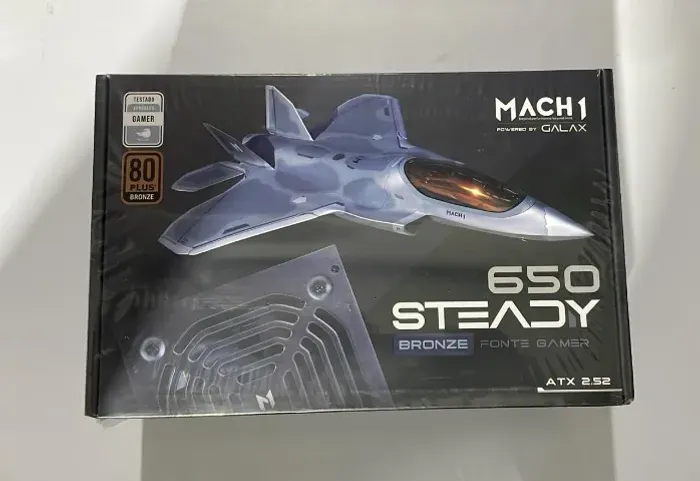 FONTE MACH1 STEADY 650W 80PLUS BRONZE PFC ATIVO