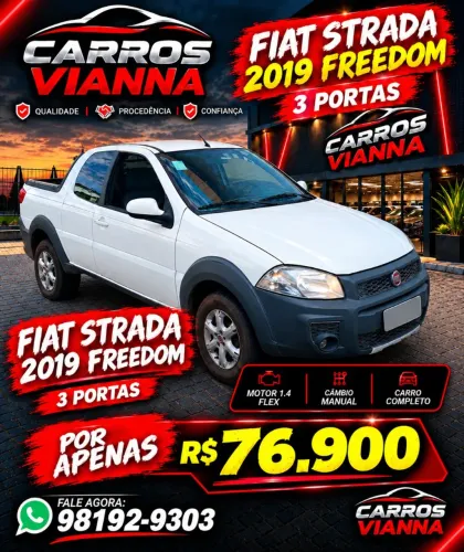 Fiat Strada Freedom 1.4 Flex 8V CD 2019
