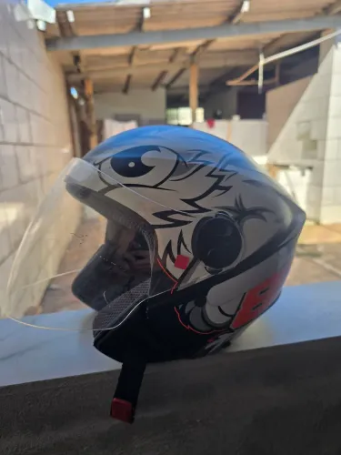 Capacete aberto barato