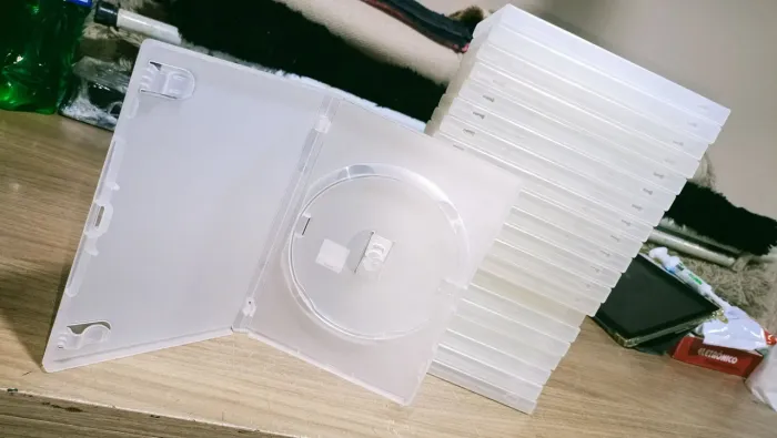Capinhas de DVD translycida 21 unidades