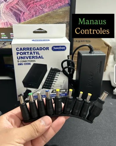 Fonte de Notebook Universal com 9 Plug's - Promoção