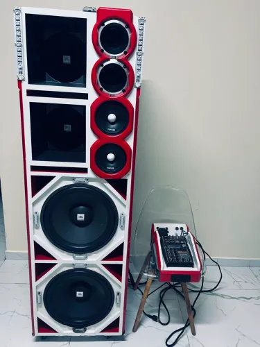 CAIXA DE SOM PROFISSIONAL JBL COMPLETA - PROJETO PREMIUM